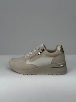 Pantof sneaker bej cu talpă ortopedică