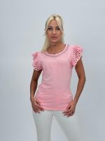 Tricou accesorizat din bumbac - imagine 6