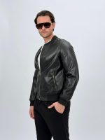 Jachetă bomber din ecopiele - imagine 2