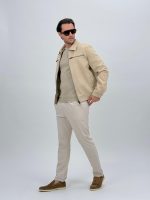 Jachetă casual subțire cu fermoar la piept - imagine 12