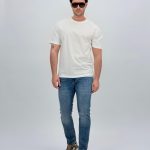 Jeans slim fit albastru