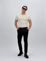 Pantalon TH din bumbac și curea - imagine 23