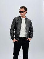 Jachetă bomber din ecopiele