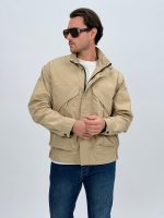 Jachetă din fâș cu buzunar diagonal - imagine 4