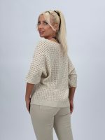 Bluză din tricot cu decolteu în V - imagine 9