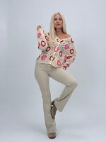 Cardigan croșetat cu model - imagine 18