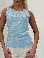 Maiou din bumbac cu ștrasuri - imagine 7