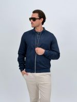 Jachetă bomber cu aspect de piele întoarsă - imagine 26