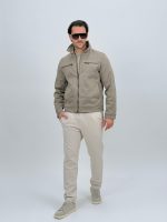 Jachetă casual subțire cu fermoar la piept - imagine 5