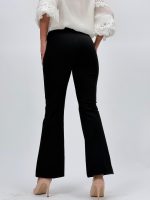 Pantalon office evazat cu curea - imagine 11