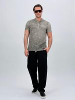 Pantalon din bumbac cu șnur în talie - imagine 20