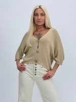 Cardigan din tricot cu lurex - imagine 2