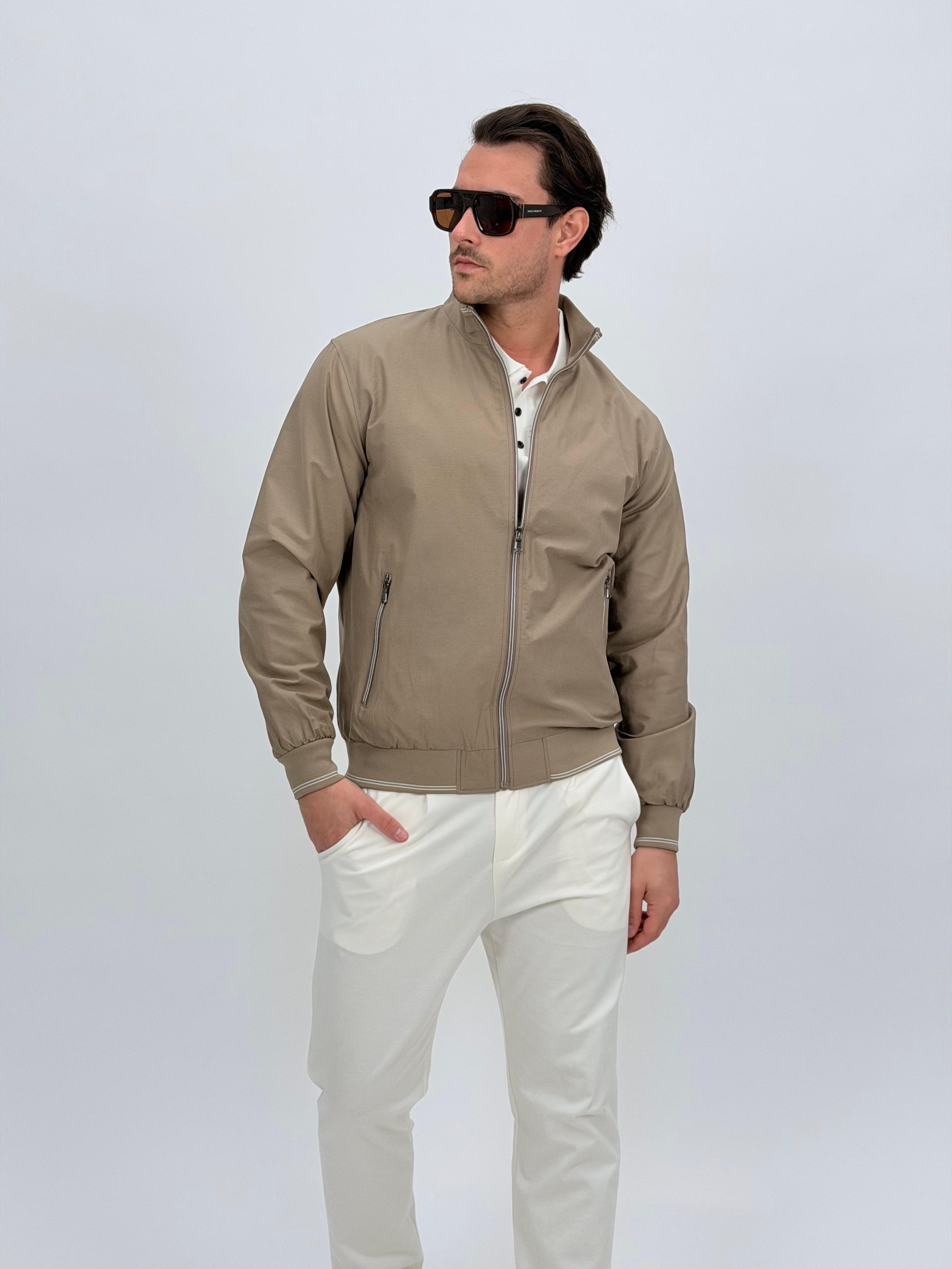 2f0ca369-17f4-465c-8fda-4defa15822cd Jachetă bomber din fâș - imagine 1