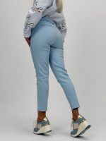 Pantalon slim th basic cu curea - imagine 5