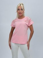 Tricou raglan din bumbac accesorizat - imagine 5