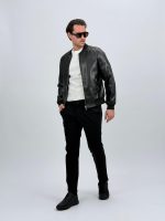 Jachetă bomber din ecopiele - imagine 6