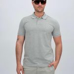 Tricou polo basic din bumbac