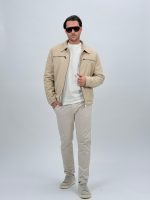 Jachetă casual cu fermoar la piept - imagine 4