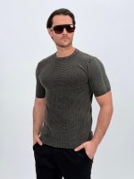 Tricou din jerse cu model 3D - imagine 2