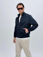 Jachetă bomber cu aspect de piele întoarsă și buzunare vizibile - imagine 7