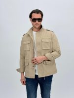 Jachetă din bumbac prespălat