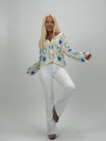 Cardigan croșetat cu model - imagine 4