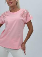 Tricou raglan din bumbac accesorizat - imagine 7