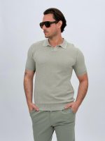 Tricou polo din jerse cu model 3D - imagine 8