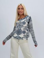 Pulover imprimat baroc - imagine 10