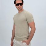 Tricou din jerse cu model 3D