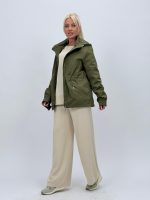 Jachetă din fâș cu fermoar și glugă detașabilă - imagine 17