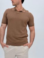 Tricou polo din jerse cu model 3D - imagine 3