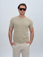 Tricou din jerse cu model 3D - imagine 2