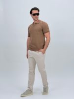 Tricou polo din jerse cu model 3D - imagine 5