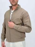 Jachetă bomber din fâș - imagine 4