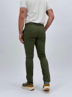 Pantalon TH din bumbac și curea - imagine 4
