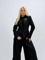 Sacou office cu broșă - imagine 5