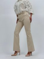 Pantalon office evazat cu curea - imagine 16