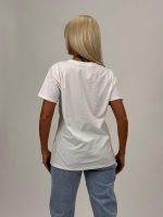 Tricou din bumbac cu model inima accesorizat - imagine 4