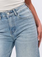 Jeans | Blug Wide leg cu broderie - imagine 7