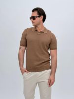 Tricou polo din jerse cu model 3D - imagine 2