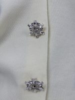 Set din tricot cardigan cu mânecă scurtă și pantalon - imagine 13