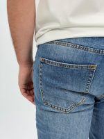 Jeans slim fit albastru - imagine 5