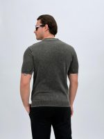 Tricou polo din jerse cu model 3D - imagine 14