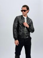 Jachetă bomber din ecopiele - imagine 3