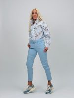 Pantalon slim th basic cu curea - imagine 3