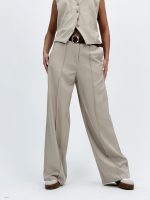 Pantalon wide leg cu curea - imagine 3