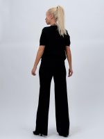 Set din tricot cardigan cu mânecă scurtă și pantalon - imagine 26