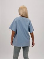 Tricou din bumbac oversized cu ștrasuri - imagine 15