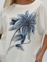 Tricou din bumbac cu imprimeu - imagine 7